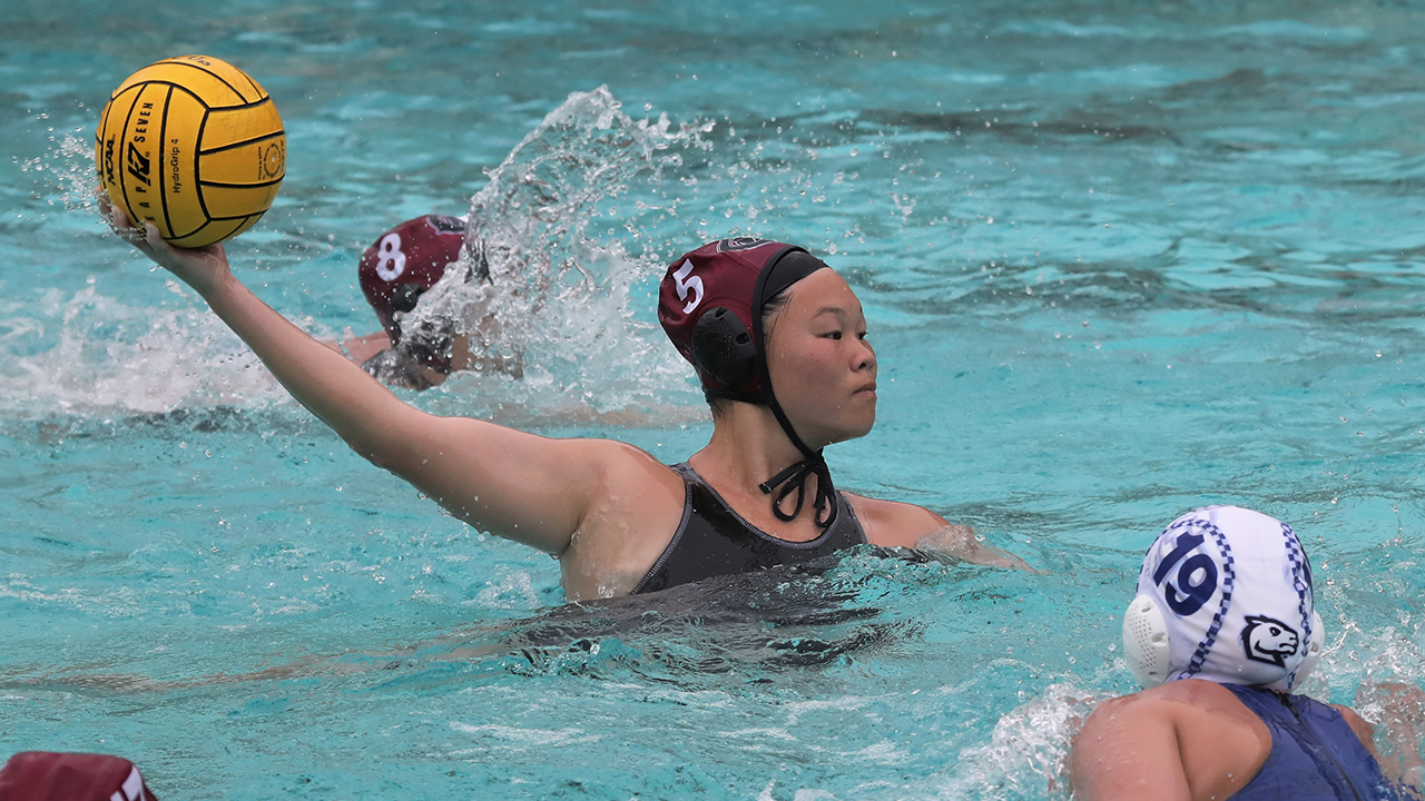 Camille Chiang shoots the ball.