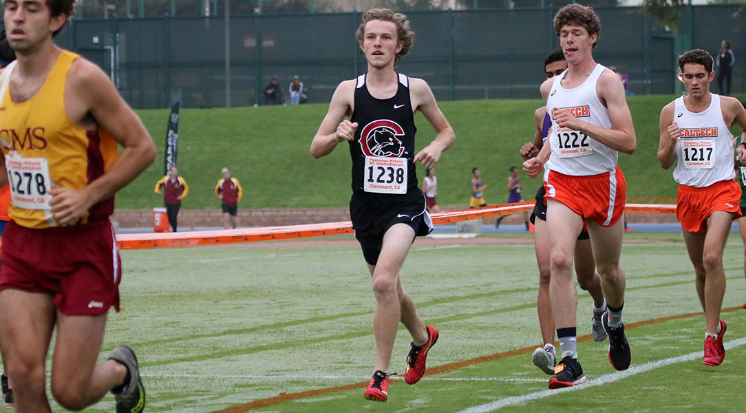 Eli Haas runs the trail.