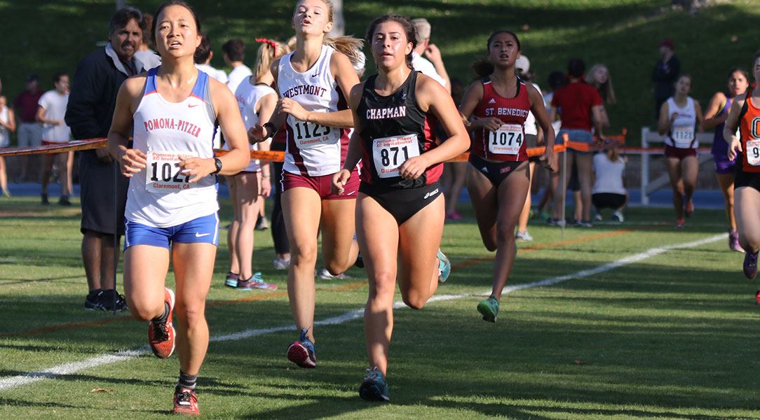 Mia Hernandez runs.