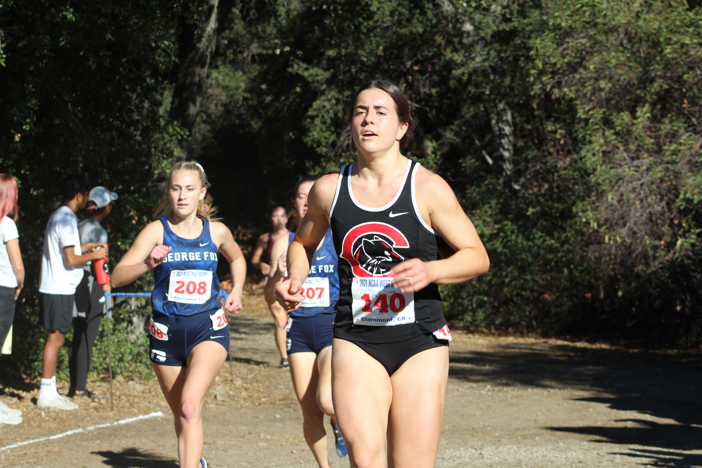 Maddi Mirro runs forward 